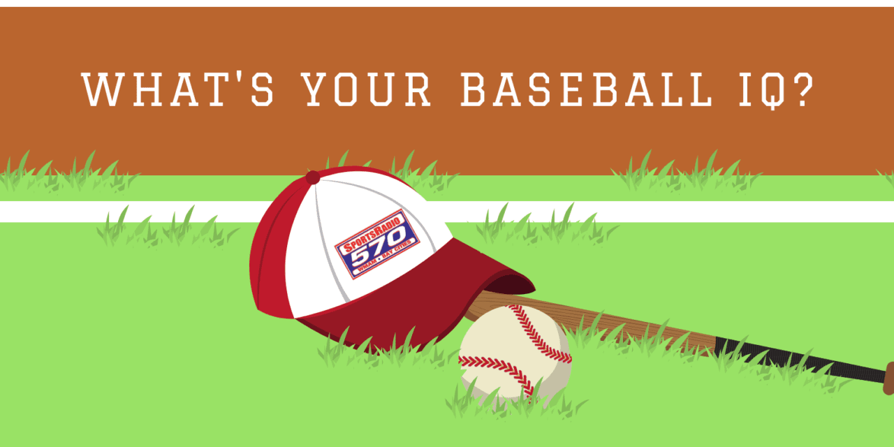 Home Run or Strike Out?  What’s Your Baseball IQ?