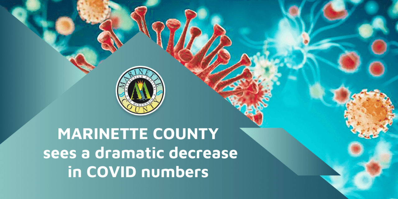 Marinette County sees a dramatic decrease in COVID numbers