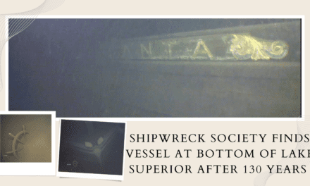 Shipwreck Society Finds Vessel at Bottom of Lake Superior after 130 Years