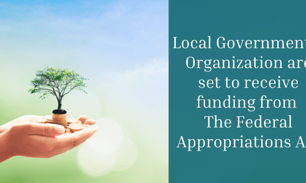 Local Government and Organization are set to receive funding from The Federal Appropriations Act