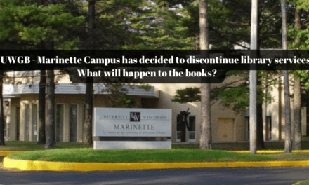 UWGB – Marinette Campus has ended library services, but what about the books?