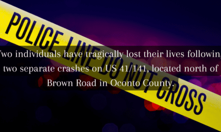 Two are dead as the result of a pair of crashes on US 41/141 north of Brown Road in Oconto County